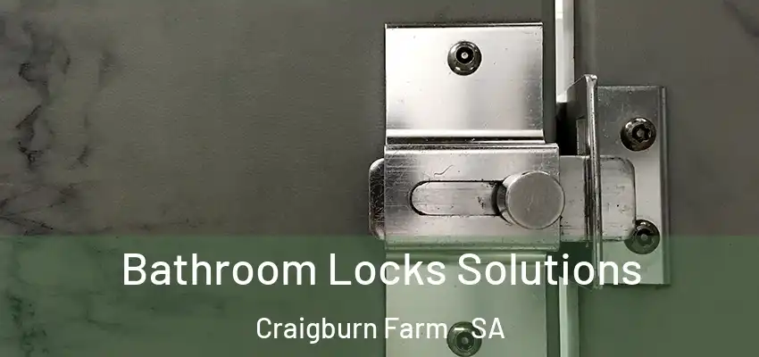 Bathroom Locks Solutions Craigburn Farm - SA