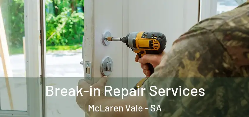 Break-in Repair Services McLaren Vale - SA