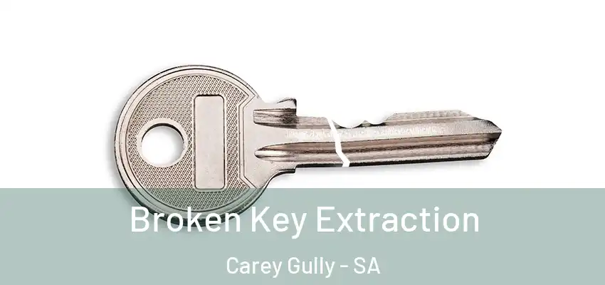 Broken Key Extraction Carey Gully - SA
