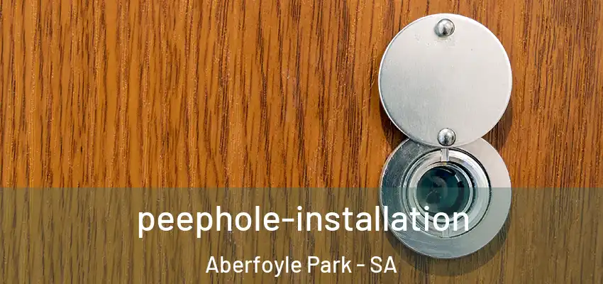  peephole-installation Aberfoyle Park - SA