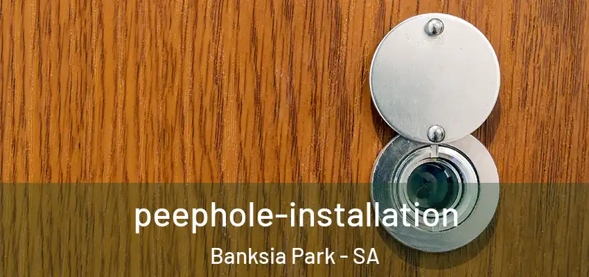 peephole-installation Banksia Park - SA