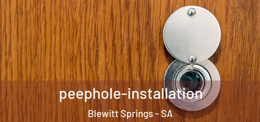  peephole-installation Blewitt Springs - SA