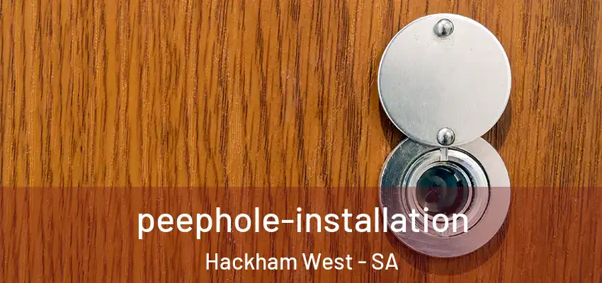 peephole-installation Hackham West - SA