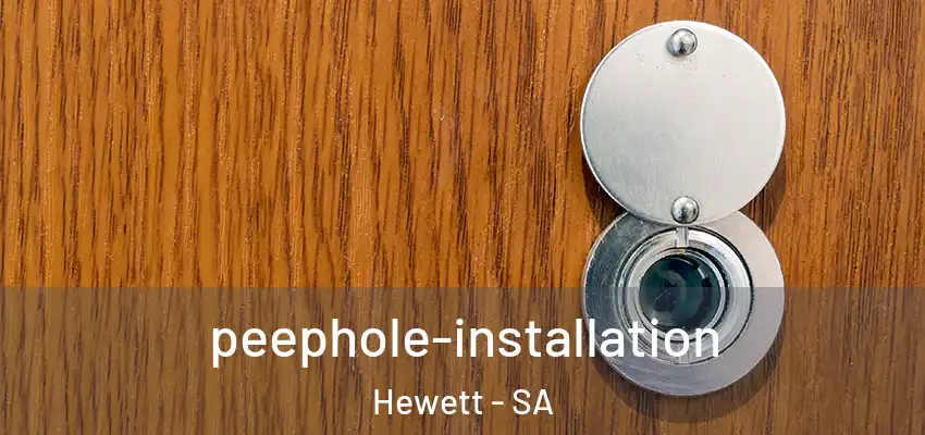 peephole-installation Hewett - SA