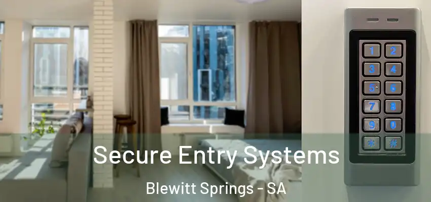 Secure Entry Systems Blewitt Springs - SA